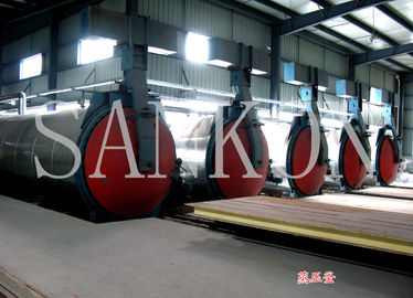 Attrezzatura concreta aerata sterilizzata nell'autoclave dell'autoclave della pianta AAC anche utilizzata nell'industria tessile/del prodotto chimico